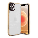 iPhone 11 Cover Glitter Transparent Stødsikkert Guld