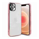 iPhone 11 Cover Glitter Gennemsigtig Stødsikker Rosa