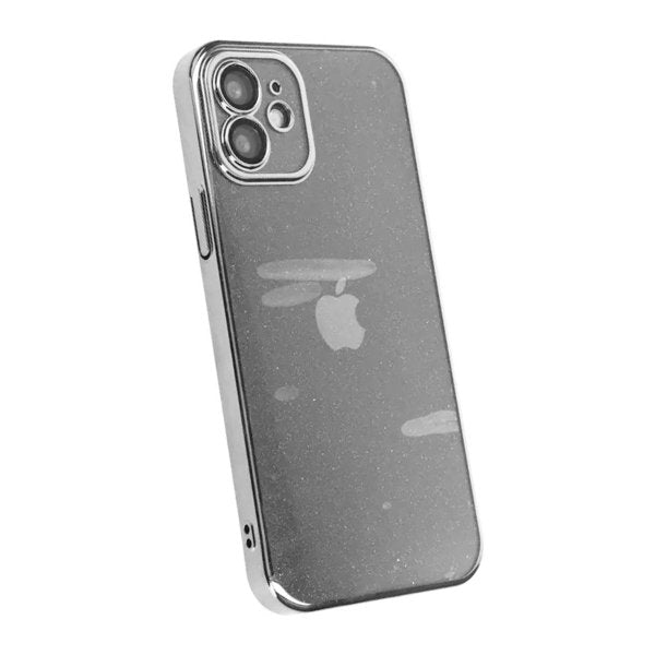 iPhone 11 Cover Glitter Transparent Stødsikkert Sølv
