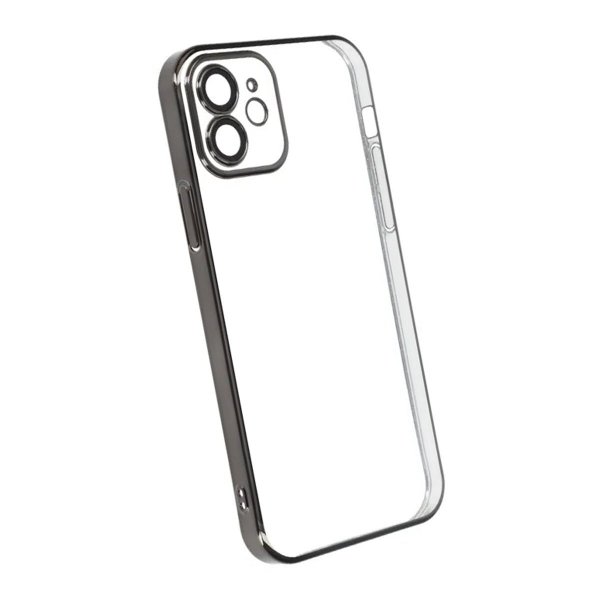 iPhone 11 Cover Glitter Gennemsigtigt Stødsikkert Sort