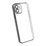 iPhone 11 Cover Glitter Gennemsigtigt Stødsikkert Sort