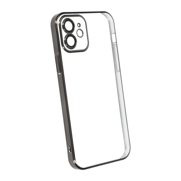 iPhone 11 Cover Glitter Gennemsigtigt Stødsikkert Sort