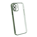 iPhone 12 Cover Glitter Gennemsigtig Stødsikker Grøn