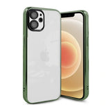 iPhone 12 Cover Glitter Gennemsigtig Stødsikker Grøn