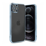iPhone 12 Pro Cover Glitter Transparent Stødsikkert Blå