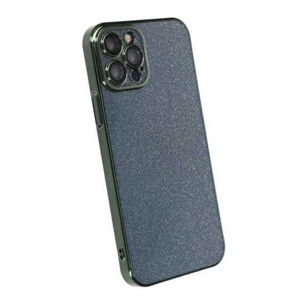iPhone 12 Pro Cover Glimmer Transparent Stødsikkert Grøn
