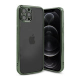iPhone 12 Pro Cover Glimmer Transparent Stødsikkert Grøn