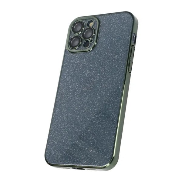 iPhone 12 Pro Cover Glimmer Transparent Stødsikkert Grøn
