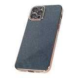 iPhone 12 Pro Cover Glimmer Transparent Stødsikkert Guld