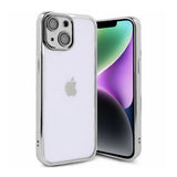iPhone 14 Cover Glitter Gennemsigtig Stødsikker Sølv