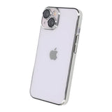 iPhone 14 Cover Glitter Gennemsigtig Stødsikker Sølv