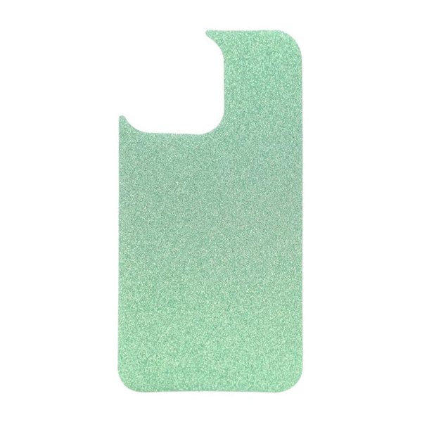 iPhone 15 Pro Max Cover Glitter Transparent MagSafe Grøn