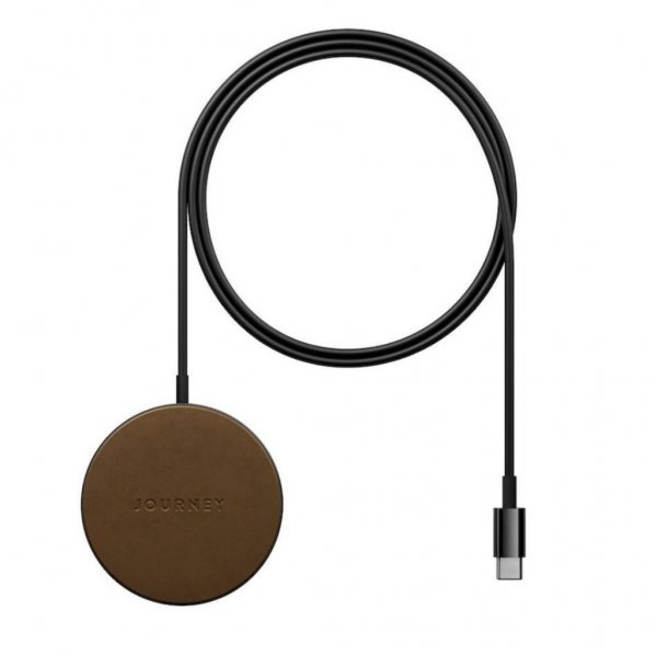 Journey MagSafe-kompatibel trådløs oplader Mørkebrun