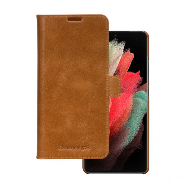 dbramante1928 Samsung Galaxy S21 Ultra Cover Lynge Aftageligt Cover Tan