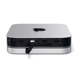 Satechi Type-C Aluminium Stand & Hub til Mac Mini Sølv