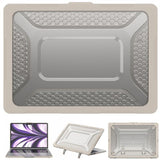 MacBook Air 13 M2 (A2681) Cover Armor Stativfunktion Beige