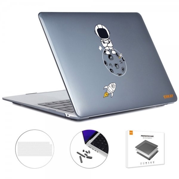 Enkay MacBook Air 13 M2 (A2681)/M3 (A3113) Cover Motiv Astronaut Nr. 4