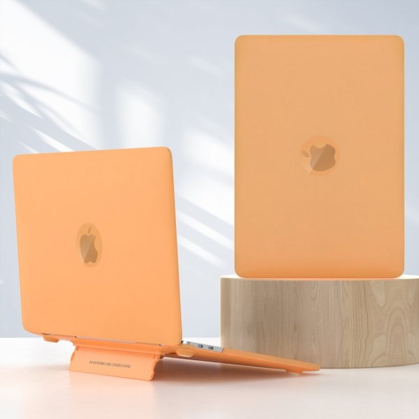 MacBook Air 15 M2 (A2941)/M3 (A3114) Cover Mat Stativfunktion Gul