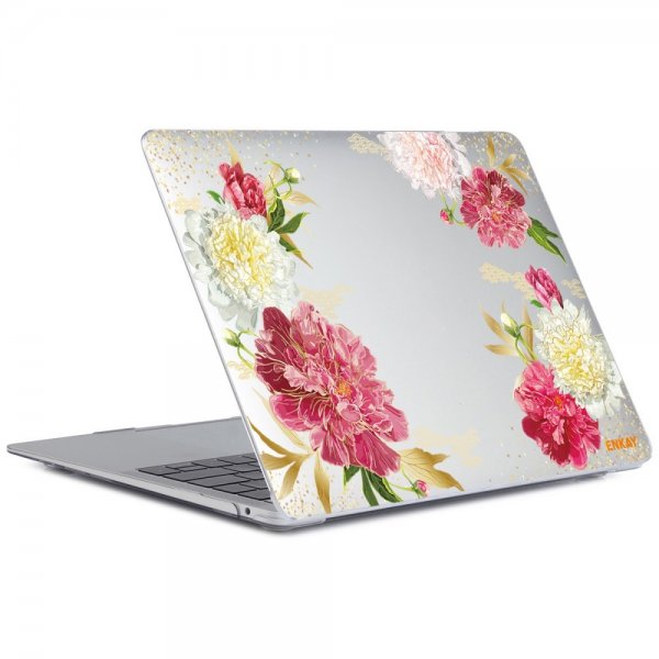 Enkay MacBook Pro 14 (A2442) Cover Blomstermønster Urtepæoner