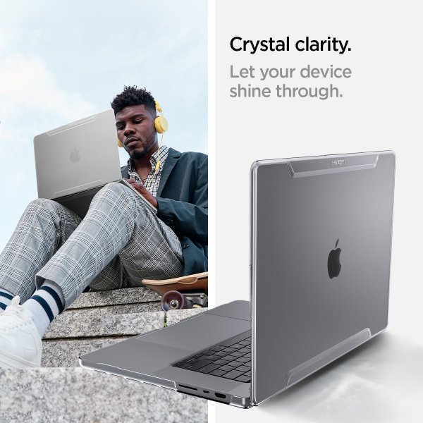 Spigen MacBook Pro 16 M1 (A2485)/M2 (A2780)/M3 (A2991) Cover Thin Fit Crystal Clear