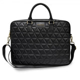 Guess MacBook Taske 15 tommer Quilted Sort