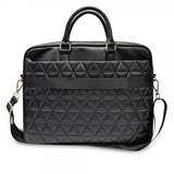 Guess MacBook Taske 15 tommer Quilted Sort