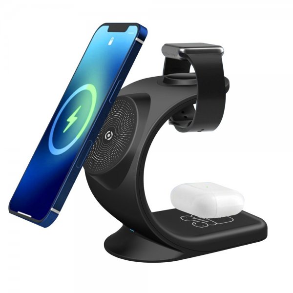 Celly MagCharge 3-i-1 Trådløs Oplader