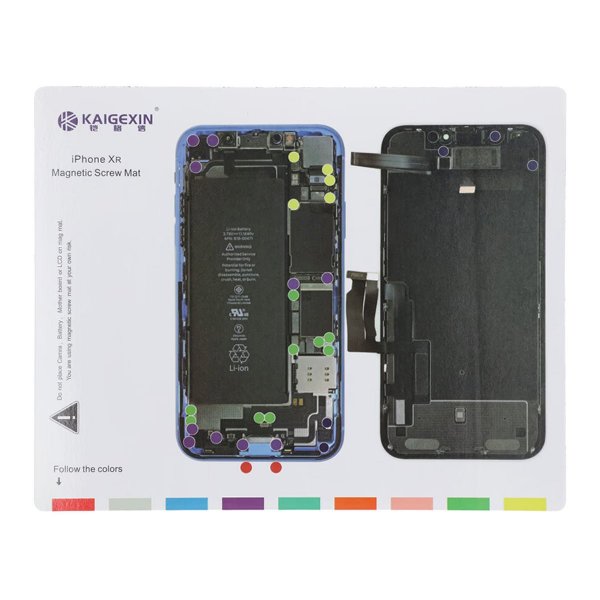 Magnetisk skruvmåtte til iPhone XR