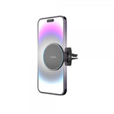 Fast MagSafe Bilholder med Trådløs Opladning MagRound 15W