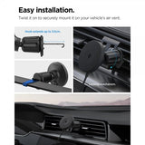 Spigen MagSafe-bilholder med trådløs opladning OneTap Pro 4 Air Vent Hook