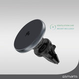 4smarts MagSafe Bilholder Qi2 Car Charging Set