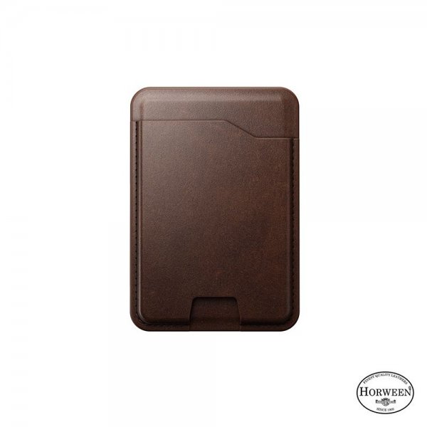 Nomad MagSafe Kortholder Læder Mag Wallet Find My Tracking Brun