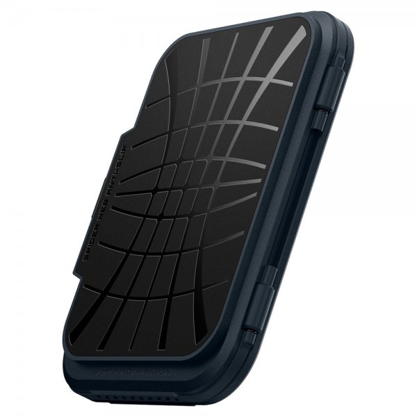 Spigen MagSafe Kortholder Lock Fit MagFit Metal Slate