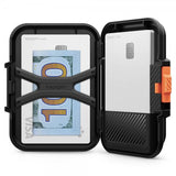 Spigen MagSafe Kortholder Lock Fit MagFit Sort