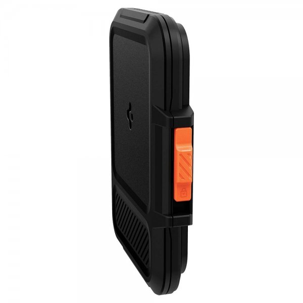 Spigen MagSafe Kortholder Lock Fit MagFit Sort