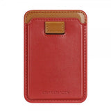 Dux Ducis MagSafe Kortholder Magnetic Leather Wallet Rød