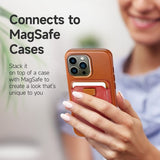 Dux Ducis MagSafe Kortholder Magnetic Leather Wallet Rød