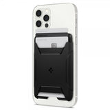 Spigen MagSafe Kortholder Rugged Armor 3 Cards MagFit Sort