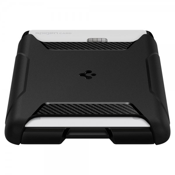 Spigen MagSafe Kortholder Rugged Armor 3 Cards MagFit Sort