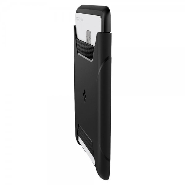 Spigen MagSafe Kortholder Rugged Armor 3 Cards MagFit Sort