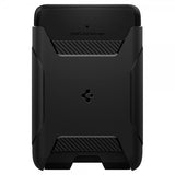 Spigen MagSafe Kortholder Rugged Armor 3 Cards MagFit Sort