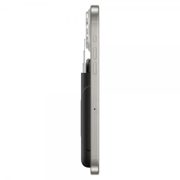 Spigen MagSafe Kortholder Rugged Armor 3 Cards MagFit Sort