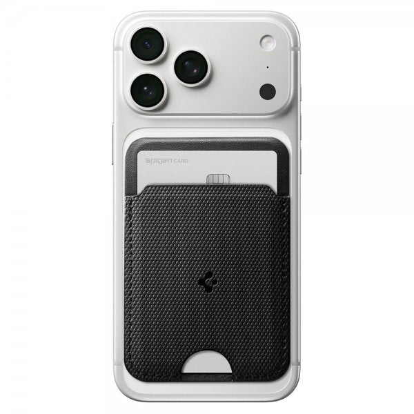 Spigen MagSafe Kortholder Slim Fold MagFit Sort Sort