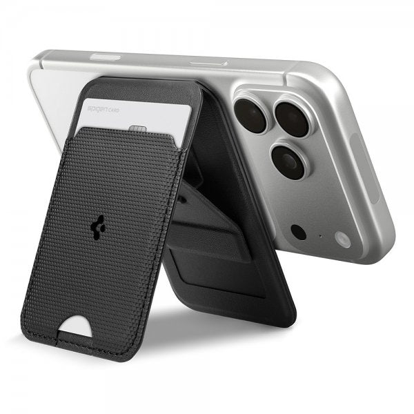 Spigen MagSafe Kortholder Slim Fold MagFit Tripod S314-3 Sort