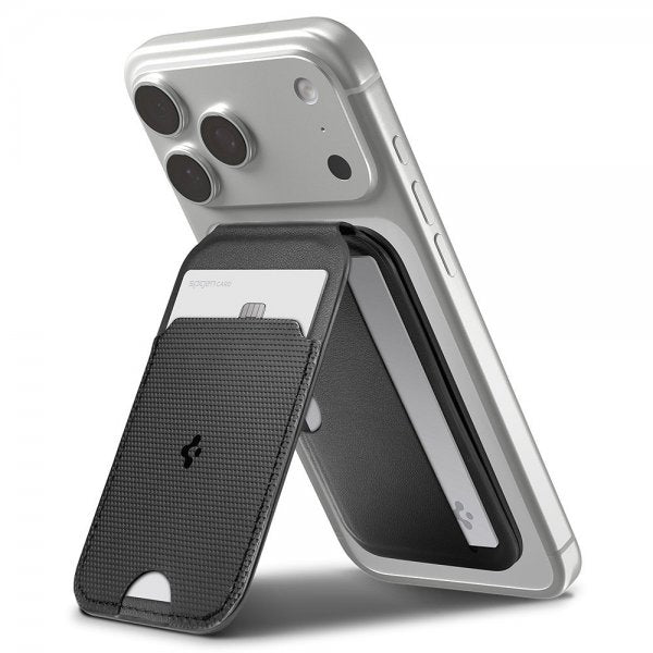 Spigen MagSafe Kortholder Slim Fold MagFit Tripod Sort