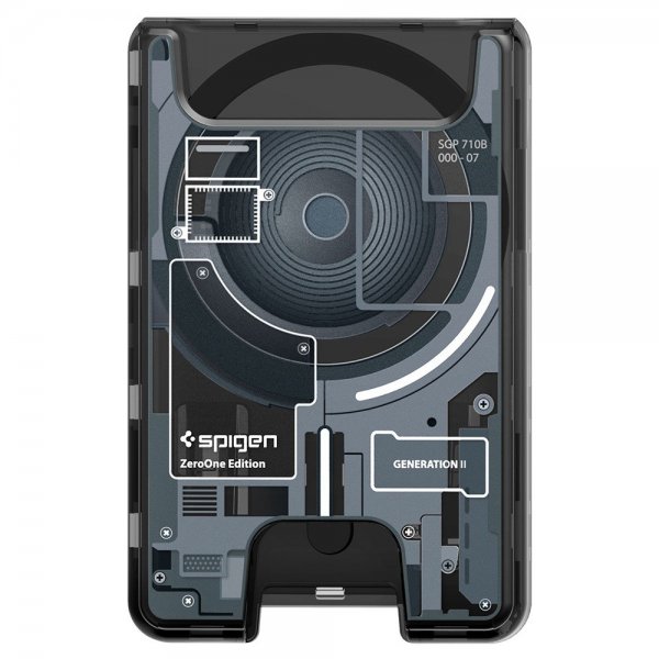Spigen MagSafe Kortholder Ultra Hybrid Zero One MagFit Sort