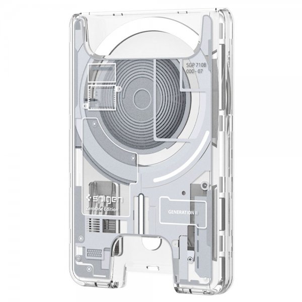 Spigen MagSafe Kortholder Ultra Hybrid Zero One MagFit Hvid