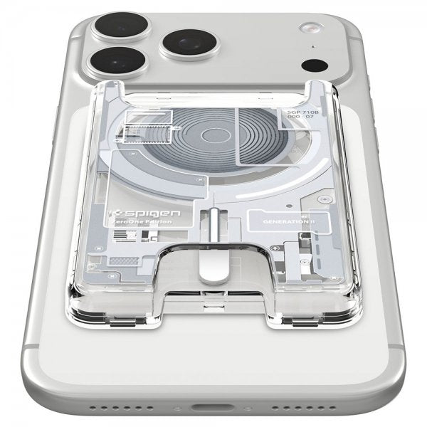 Spigen MagSafe Kortholder Ultra Hybrid Zero One MagFit Hvid