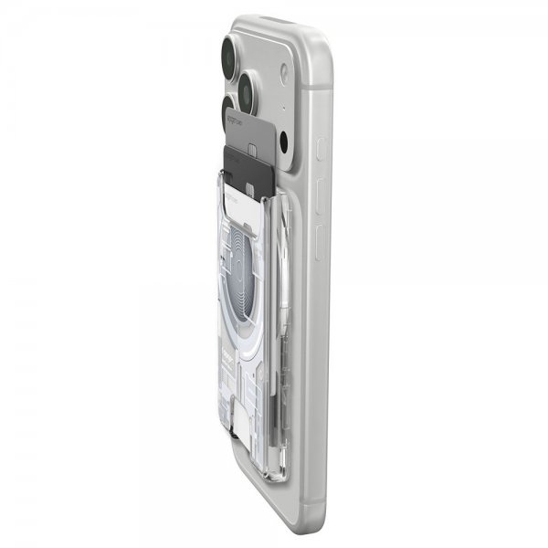 Spigen MagSafe Kortholder Ultra Hybrid Zero One MagFit Hvid
