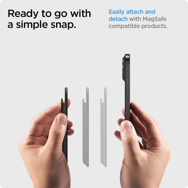 Spigen MagSafe Kortholder Urban Fit MagFit Sort